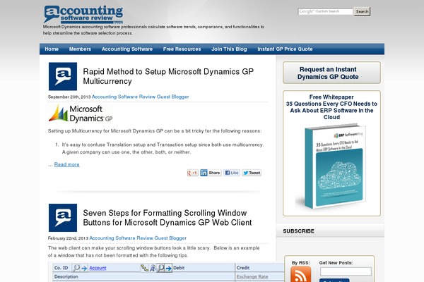 Accounting theme site design template sample