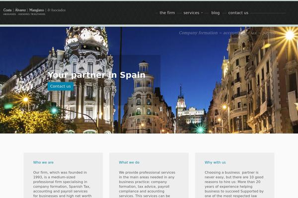 Customizr theme site design template sample