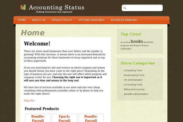 ePublishing theme site design template sample