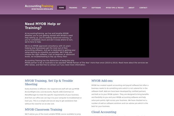 Ignition theme site design template sample