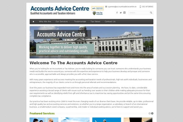 Aqua theme site design template sample