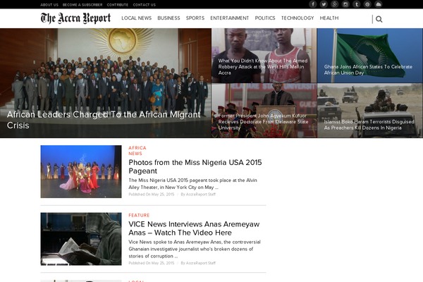 Site using Jnews-weather plugin