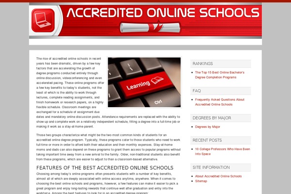 accredited-online-schools.net site used Humphrey