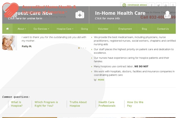 accreditedhospicesofamerica.com site used Ahealthcare