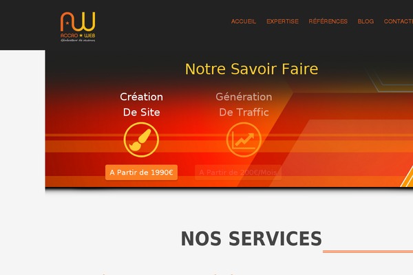 Ronneby theme site design template sample