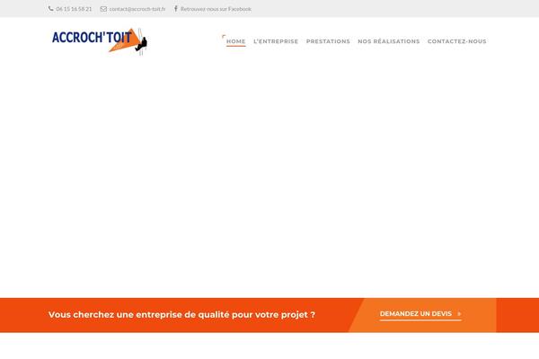 Structure theme site design template sample