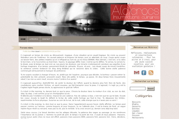 accrocs.com site used Ligneous