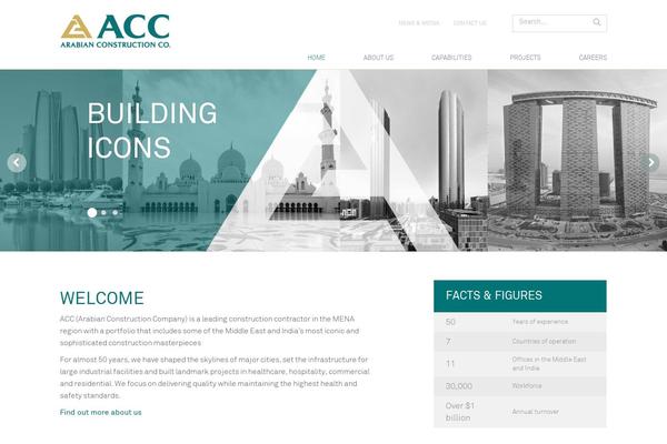 Acc theme site design template sample