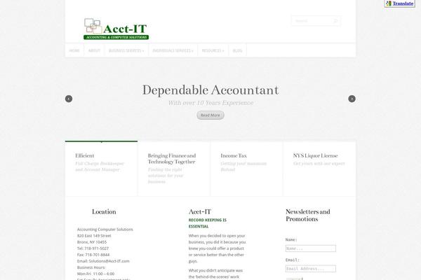 Trim theme site design template sample