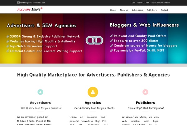 Hostme v2 website example screenshot