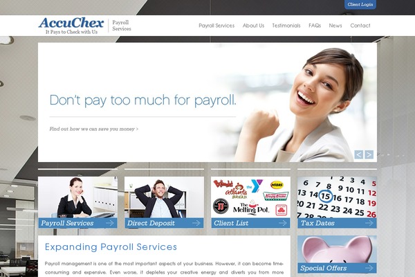 accuchex-payroll.com site used Piggie Bank