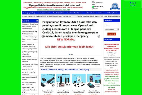 Wptoko theme site design template sample