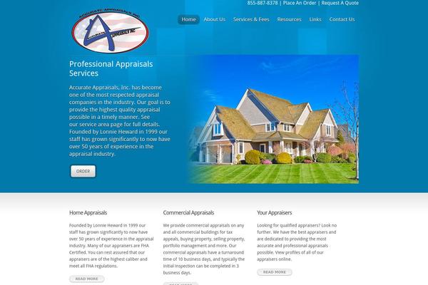 Inspire theme site design template sample