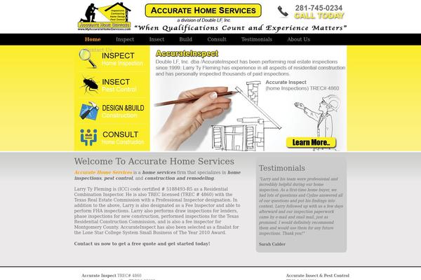 Accurate theme site design template sample