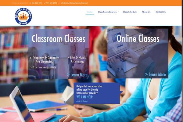 accurateinsuranceschool.com site used Bethemeoriginal