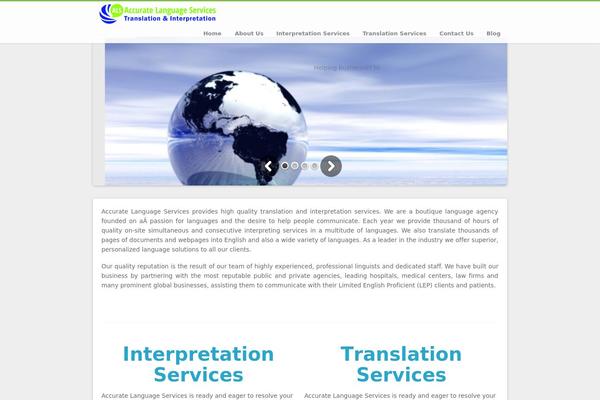 accuratelanguageservices.com site used Pupa-wp
