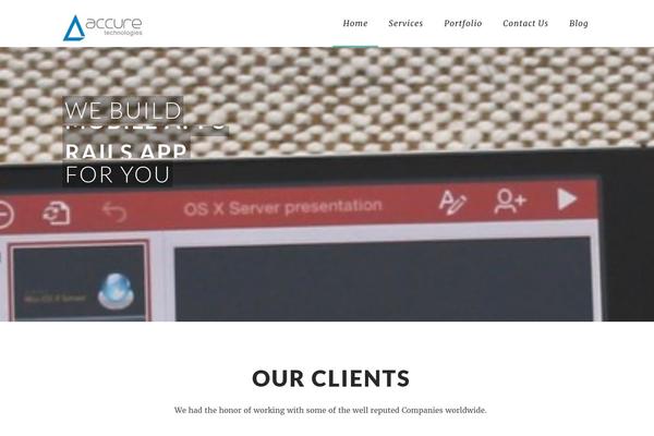 Agile theme site design template sample