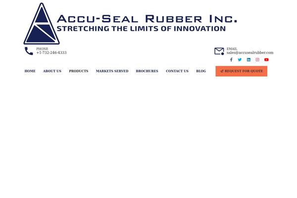 accusealrubber.com site used Accu-seal-rubber-inc
