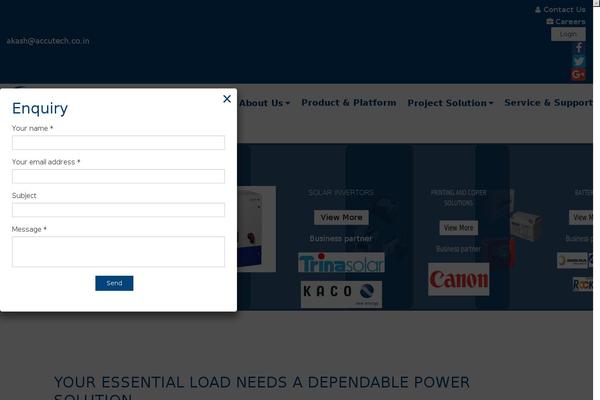 Site using Contact Form 7 plugin