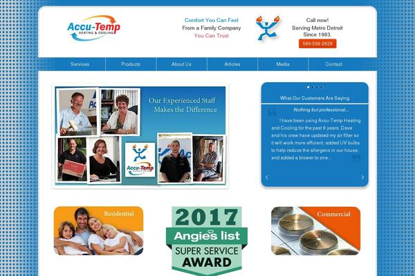 accutemponline.com site used Accutemp