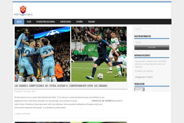 SPORTY theme site design template sample