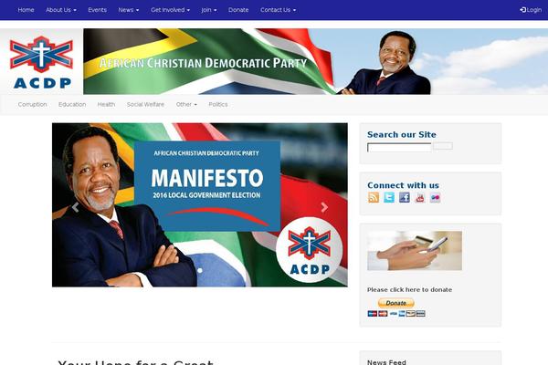 Fresh News theme site design template sample