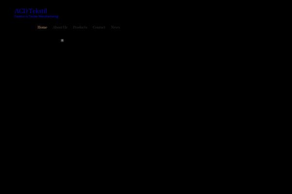 Fabric theme site design template sample