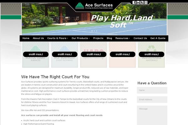 ace-surfaces.com site used Divi2.0