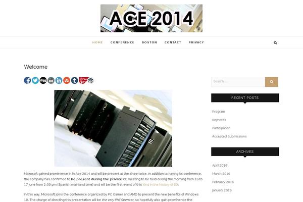 Site using Simple Social Share plugin