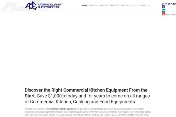 acecateringequipment.com.au site used Ace
