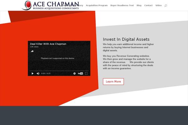 Divi theme site design template sample