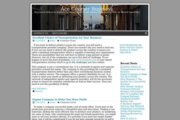acecourier.info site used Azul Silver