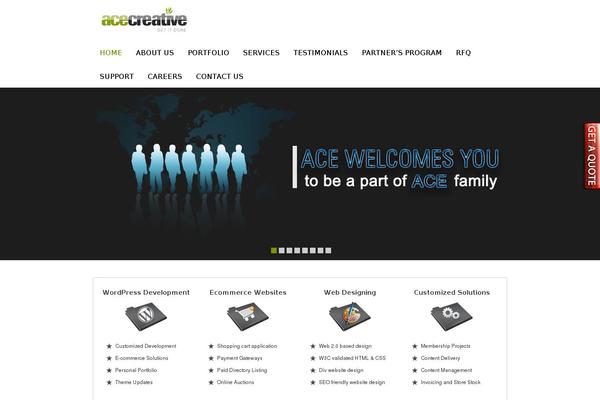 Site using WP Float plugin