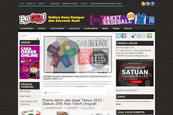 Sparks theme site design template sample