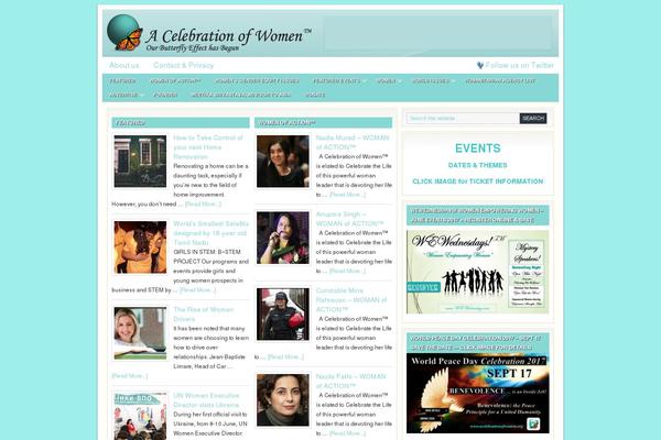 Lifestyle theme site design template sample