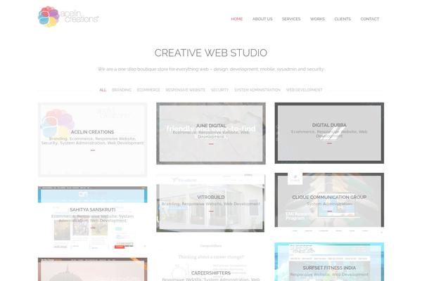 Mango theme site design template sample