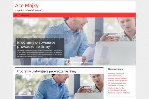 WP News Stream theme site design template sample
