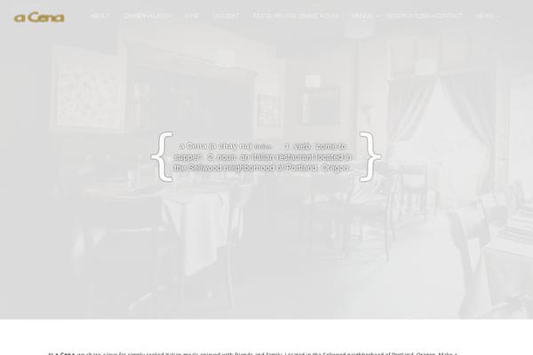 Food theme site design template sample