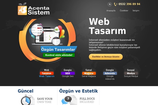 Doover theme site design template sample