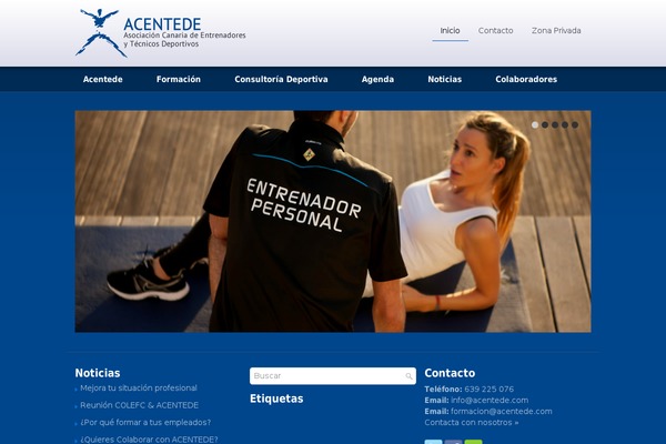 Triada theme site design template sample