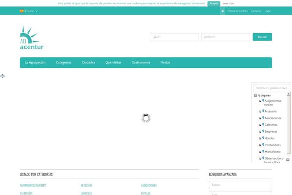 Directory theme site design template sample