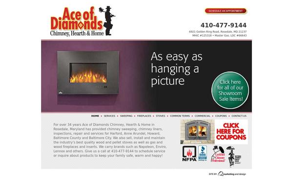 aceofdiamondschimneymd.com site used Qmktgtwentyeleven