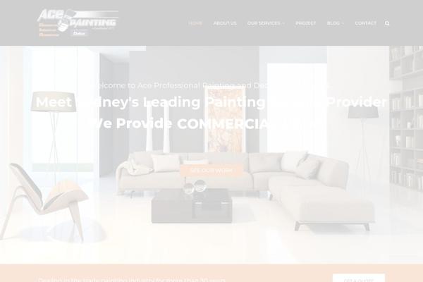 Construct theme site design template sample