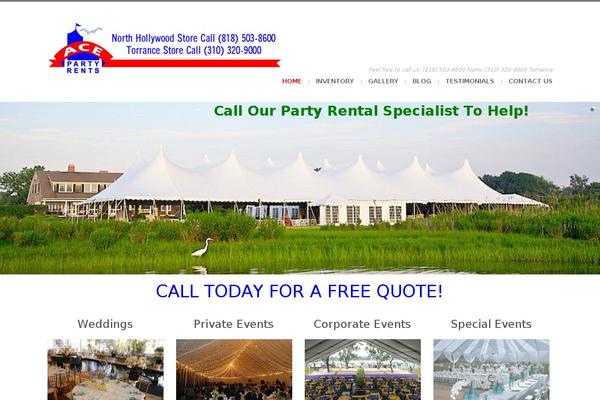acepartyrents.com site used CleanSpace