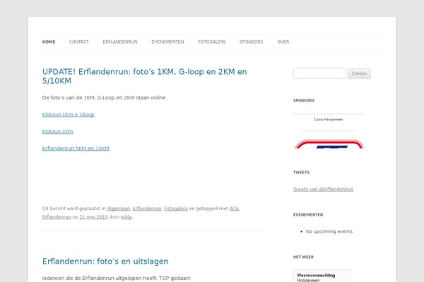 Site using Event Calendar plugin