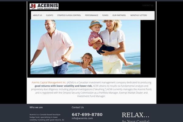 Think theme site design template sample
