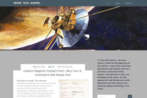 acero2015.com site used Super Blog