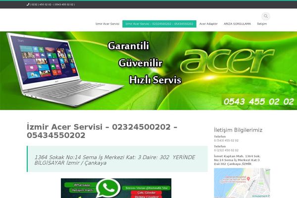Ascent theme site design template sample