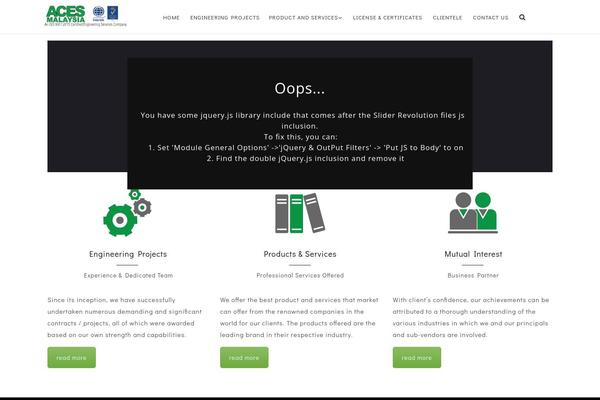 Site using Gaviasframework plugin