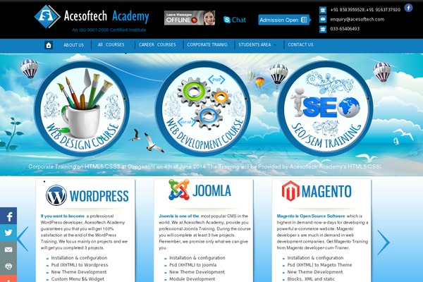 Site using Advanced-admin-search plugin